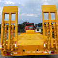 3 Axles 50t Construction Equipment Lowbed Semi Trailers